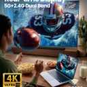 Wireless HDMI Transmitter and Receiver 328FT/100M,4K Decode Plug & Play Portable 5G+2.4G Wireless HDMI Remote Control Extenders for Video/PC/Projector/TV Box