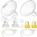 Nenesupply Pump Parts with 19mm Flanges Compatible with Medela Pump in Style Parts Accessories Breast Pump Not Original Medela Pump Parts Incl. 19mm Flange Breastshield Connector Valve Membrane Tubing