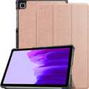 Case Compatible with for Samsung Galaxy Tab A7 Lite/T220/T225 Tablet Cases Slim Light-Weight PU Leather Smart Tablet Shell Cover Foldable Stand Case Fit (Rose Gold)