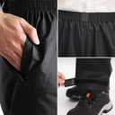 iCreek Motorcycle Rain Suit for Men and Women Waterproof Rain Gear Resistant Raincoat Outdoor Fashion with Hood (Medium, Green and Black)