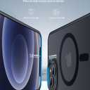 Magnetic Guardian Designed for iPhone 14 Case & iPhone 13 Case [10FT-Grade Drop Tested & Compatible with MagSafe] Slim Translucent Matte Case for iPhone 13/14 Phone Case (6.1"), Black