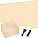 POYEE 90% Sun Shade Cloth with Grommets, 12' x 24' Pergola Shade Cover UV Block & Heat Resistant Patio Canopy for Outdoor Garden, Deck, Backyard - 200GSM Reinforced HDPE Fabric, Beige