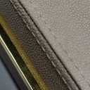 Modern Decorative Box Faux Shagreen Leather, Decorative Storage Boxes with Lids for Home Decor, Large Multifunctional Storage Jewelry Box Organizer(Ivory)