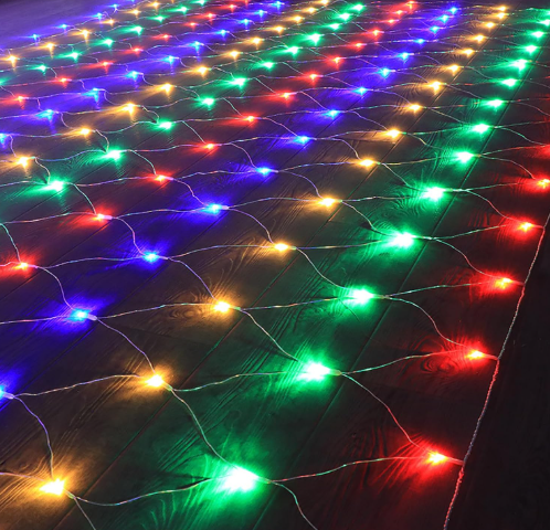 Smart Christmas Net Lights Outdoor Mesh Lights, 198 LEDs,  Light for Tree Fence Holiday Decorations, 8 Motion Effects