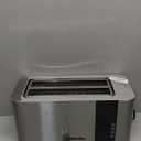 Mueller UltraToast Full Stainless Steel Toaster 4 Slice, Long Extra-Wide Slots for Bagels and Waffles, 6 Browning Levels, LED Display, Cancel/Defrost/Reheat Functions & Removable Tray, Kitchen Gadgets