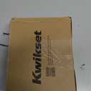 Kwikset Halifax Keyed Storeroom Entry Door Handle with Lock and Key, Secure Keyed Reversible Lever Exterior, for Front Entrance and Bedrooms, Satin Chrome, Pick Resistant Smartkey Rekey Security