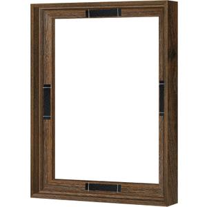 Abtgt 11x14 Canvas Floating Frame with 0.9" Deep, Brown Floater Frame for Canvas Paintings with Adhesive, Vertical or Horizontal Wall Art frame for Prints Oil Painting Diamond Decor, 1 Pack.