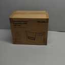 Delamu Trash Bag Dispenser with Bamboo Lid, Acrylic Trash Garbage Holder for 4-33 Gallon Bags, Space-Saving Under Sink Organizer for Kitchen, Cabinet, Pantry, 2 Pack