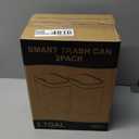 2 Pack 2.7 Gal Bathroom Can with Lid, Automatic Can Small Smart Garbage Can Touchless, Slim Motion Sensor Waterproof Plastic Bins for Bedroom Office Kitchen Toilet Black