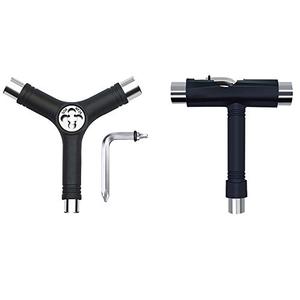 BESIY All-in-one Multi-Functional portable Skate Tool Set of 2, T-tool&Y-tool for Skateboard, Longboard Mini Skateboard Cruiser Scooter
