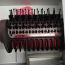 Shark FlexFusion Hair Straightener & Powerful Dryer with Diffuser, Fusion Hair Brush, Ceramic Air Styler with Auto-Wrap Curlers, Ceramic Plates, Cosmic Blush HD642S