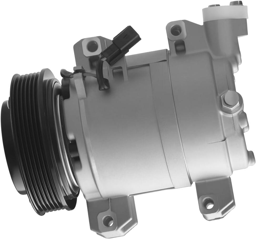 98490 A/C Compressor with Clutch Compatible with Nissan Rogue 2008-2013,Rogue Select 2014-2015, L4 2.5L, w/One Plug