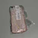 ZTOFERA for Samsung Galaxy A14 4G/5G Case 6.6",Cute Curly Wave Case with Star Glitter,Clear Shiny Bling Soft TPU Shockproof Phone Protective Cover for Women Girls-Pink