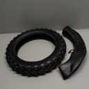 2.50-10 Off Road Tread Dirt Bike Tire & Inner Tube Front/Rear, 1x tire 1x tube