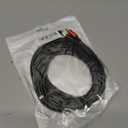 Lightning to RCA Cable Audio Aux Adapter, Stereo Y Splitter Adapter for Select iPhone iPad Models for Power Amplifier, Car, Home Theater, Speaker and More Silver 15FT