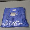 Newrara Unisex Shiny Kindergarten Graduation Gown Cap with Tassel (Blue)