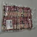 Christmas Plaid Placemats Set of 4, Red Green Snowflake Buffalo Checkered Tartan Winter Thanksgiving Xmas Table Mats for Dining Room Kitchen Table Decor