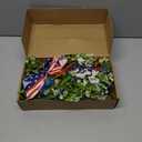 2 Pack 21'' Patriotic Teardrop Swag Wreaths Artificial 4th of July Hanging Swag for Cabinets Red White Blue Floral Navy Blue Berries for Independence Day Memorial Day Front Door Porch Window Wall