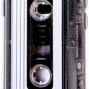 Case for Galaxy S9 Plus with Reinforced Corners TPU Soft Bumper Retro Cassette Tape Case Compatible with Samsung Galaxy S9+