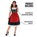 Morph Dirndl Dresses Women, Oktoberfest Outfits Women, October Festival Costume, Womens Lederhosen, Womens Halloween Costume (XX-Large)