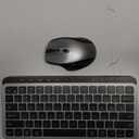 MEETION New Wireless Bluetooth Keyboard and Mouse, Dual Bluetooth and USB Full Size Rechargeable Keyboard with 4 DPI Ergonomic Mouse for Laptop/PC/Computer/iPad, Mac/Windows, C9990 Black Gray