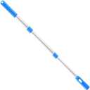 Unipool Pool Pole -Premium 31 in Telescopic Swimming Pool Pole,Aluminum Swimming Pool Cleaning Poles,Adjustable 3 Piece Telescopic Pole,for Skimmer Nets, Vacuum Heads and Brushes（Blue）