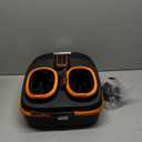 POGGT Foot Massager Machine with Heat, Upgrade 6 Airbags 29 Nodes Deep Rolling, Compression, Ankle Kneading, Shiatsu Foot Massager for Neuropathy Plantar Fasciitis, Gifts for Men Women Fits Up to 13" (15.35 In)