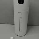 Large Humidifiers for Bedroom, 9L/2.5Gal Ultrasonic Cool Mist, Easy Clean with 350ML/H Large Mist Speed, Quiet Tower, Suitable for Kids Room Plant Yoga (White)