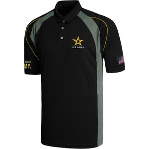 Malham USA Officially Licensed Embroidered US Army Polo Shirt Army Shirts for Men - Military Shirts for Men 3XL