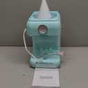 Nostalgia Snow Cone Shaved Ice Machine - Retro Table-Top Slushie Machine - Includes 1 Reusable Plastic Cup - Aqua