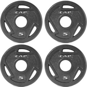 CAP Barbell 2-Inch Olympic Weight Plate | Multiple Options, Elite, Size: 5 lb - Set of 4