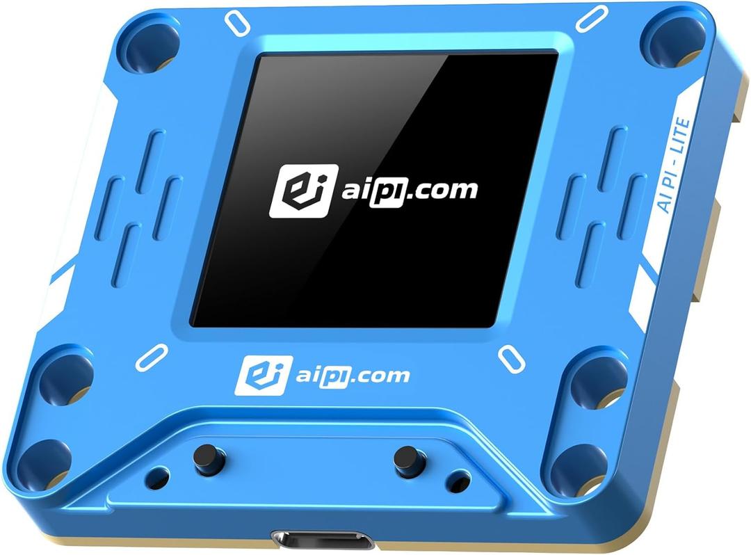 AIPI-Lite AI Robot, Smart Customizable Character with Voice Cloning, GPT Model Access, Memory Storage, and Real-Time Interactive Reactions (Blue)