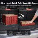 Car Rooftop Cargo Carrier box,Waterproof Heavy Duty Car Roof Bag for All Vehicle with/Without Racks(Red)