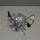 Kurt Adler 10-Light 8-Point Star Christmas Treetop, 8-Inch, Clear