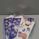 Pack Of 2 24Pcs 4th of July Party Popcorn Boxes Patriotic Party Candy Cookie Popcorn Container for Independence Day Theme Party Decorations