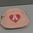 Easter Gifts for Kids Gifts for Girls Little Girl Initial Mini Heart Backpack Purse Crossbody Bag with TasselPink-A