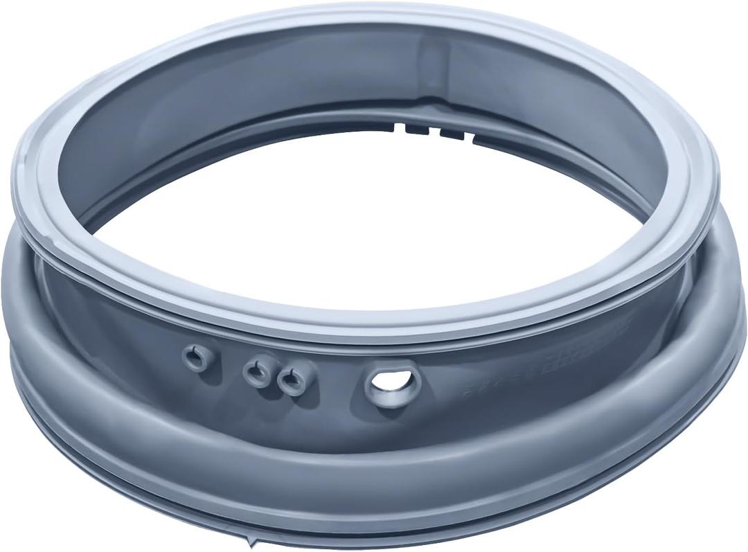 UPGRADED 4986ER0004G Washer Door Gasket With Drain Port Compatible with LG Front Load Washer Door Seal WM2501HWA, WM2501HVA, WM2487HRM, WM2688HWMA Door Gasket Washer Door Boot Rubber Seal Replacement