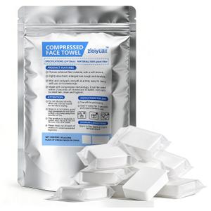 30pcs Thickened Compressed Towels, Disposable Washcloths for Travel, Mini Portable Compressed Towel Tablets for Camping, Fitness, Sports, Beauty, Home, Facial & Hand Cleaning