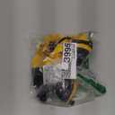 ASENKU Dog Shoes for Small Dogs, Soft Adjustable Dog Boots & Paw Protectors, Waterproof Anti-Slip Dog Clothes with Boots for Rainy Days, Running, Hiking, Outdoor Walking (Yellow, XS)