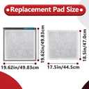 6 Pcs 20x20 Replacement Filter Pads Compatible with Dynamic Air Cleaner