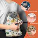 Cat Grooming Wrap, Cat Grooming Supplies for Cutting Nails, Cat Restraint for Nail Clipping to Anti-Scratch/Runaway/Bitten, Cat Swaddle Wrap for Calming & Holding Cat (XL (Within 18lbs)) (27.6''*27.6''(18Ibs))
