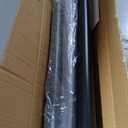 Tension Curtain Rod No Drilling 51-168In (14Ft), Outdoor Curtain Rods for Patio Windows, Extra Long Adjustable Curtain Rod,Shower Curtain Rod for Bathroom,Heavy Duty Tension Rod Renter Friendly, Black