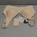 BOUFOR Deep V Bra Low Cut Sexy Push Up Bralette Seamless Comfy Smoothing Wireless Bras for Women Pack of Padded Bralettes (Small, Nude)