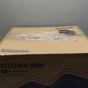 22" Kitchen Sink Drop in, 22" x 18" Single Bowl Sink Topmount 18 Gauge Stainless Steel Kitchen Sink (Brushed)