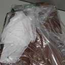 LOVEVOOK Vintage Leather Work Tote - 15.6 Inch Laptop Bag for Women, Waterproof Business Bag & Office Briefcase (Brown)