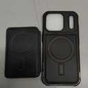 for iPhone 17 Pro Wallet Case Compatible with Magsafe, Magnetic RFID Blocking Card Holder Kickstand 2 in 1 Detachable Case for iPhone 17 Pro 6.3", Black