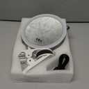 10X Magnifying Clip on Makeup Mirror Gooseneck, 6.5" Vanity Mirror with Light, 2000mAh USB Recharge 360° Rotating,Clip On Gooseneck Magnifying Vanity Mirror with Light,Travel Makeup Mirror (White 10X)