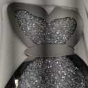 Butterfly Shaped Mirror for Home Dcor, Crystal Crushed Diamond Silver Mirror,10X15 Butterfly Decorations for Room Decor for Kids Nursery Classroom Wedding Dcor