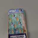 Jay Franco Bluey and Bingo Fabric Shower Curtain - Kids Teal Bathroom Dcor