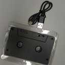 Arsvita Car Audio Bluetooth Wireless Cassette Receiver, Tape Player Bluetooth 5.0 Cassette Aux Adapter, Black